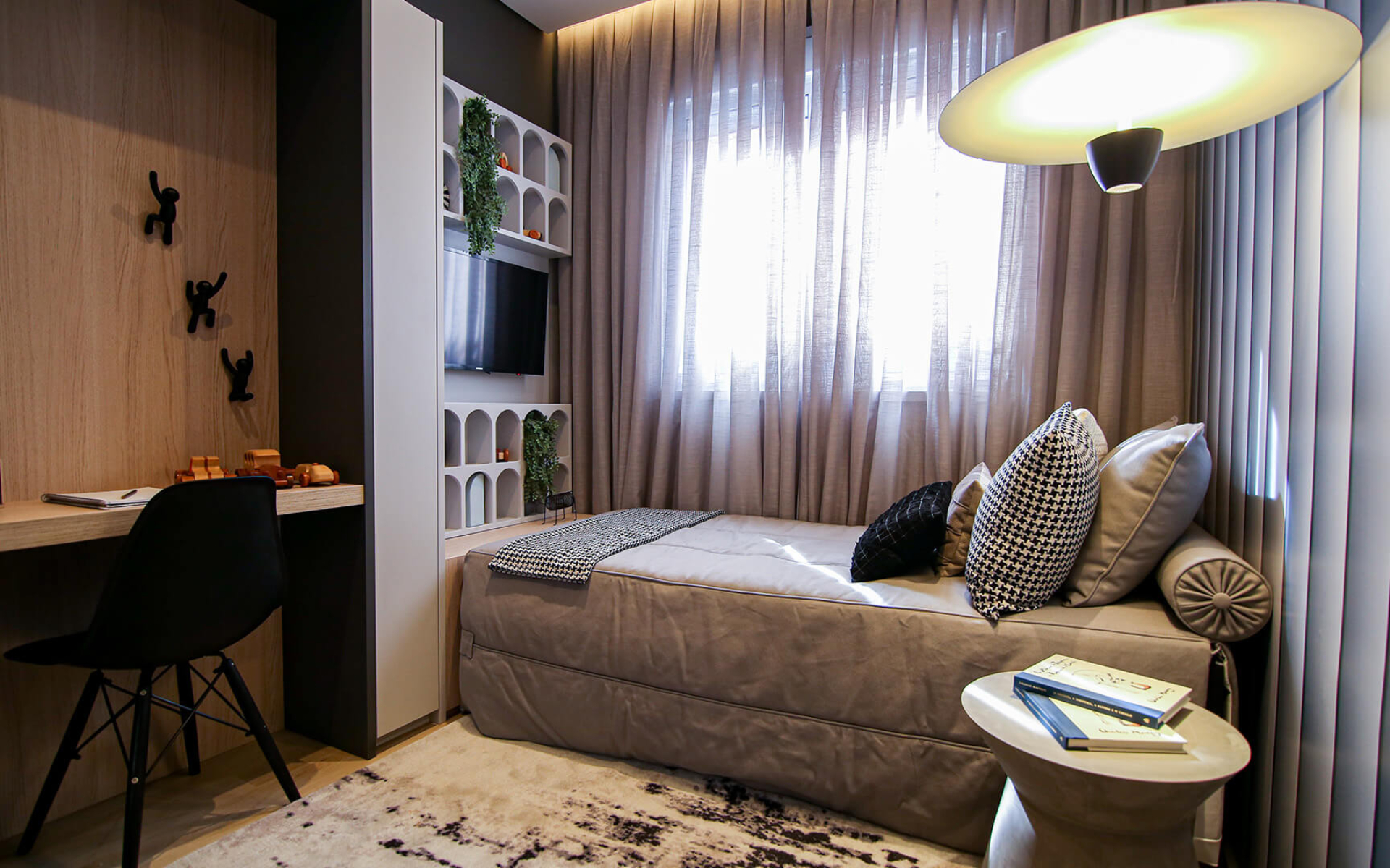 Dormitório - decorado de 70m²