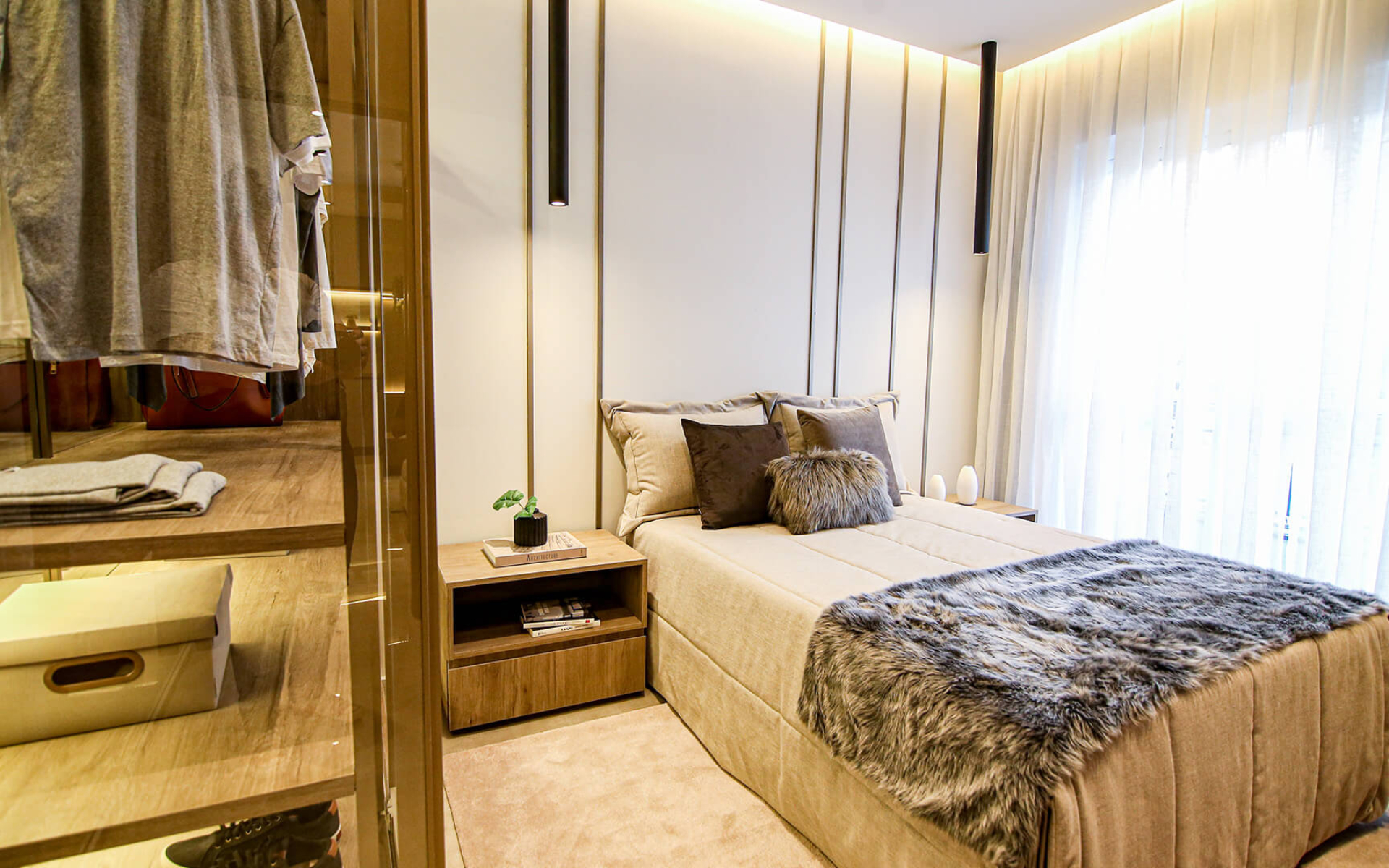 Suíte Master - decorado de 62m²