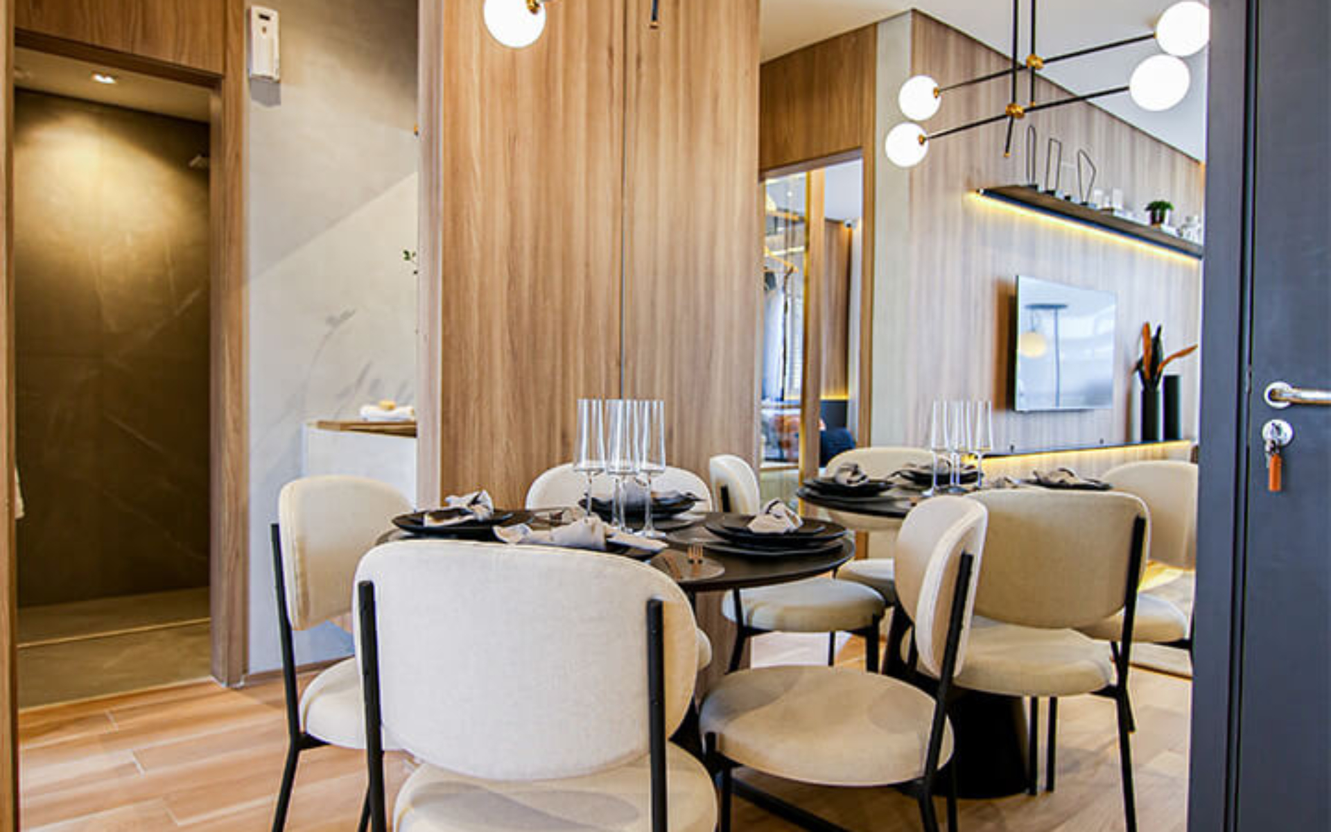 Sala de jantar - decorado de 35m²