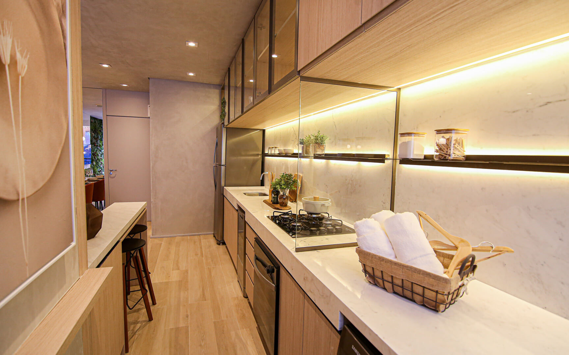 Área de serviço - decorado de 70m²