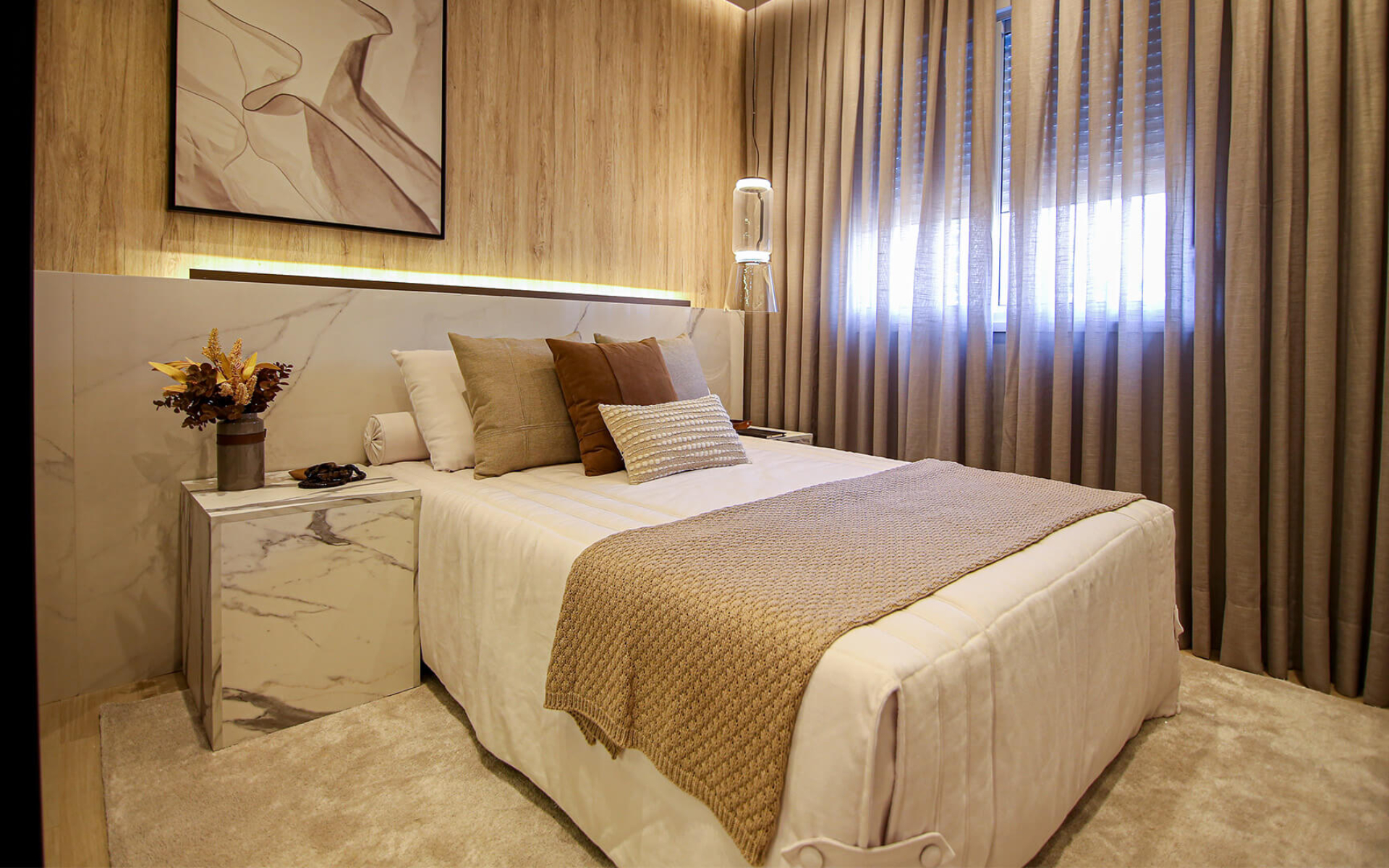 Suíte Master - decorado de 70m²