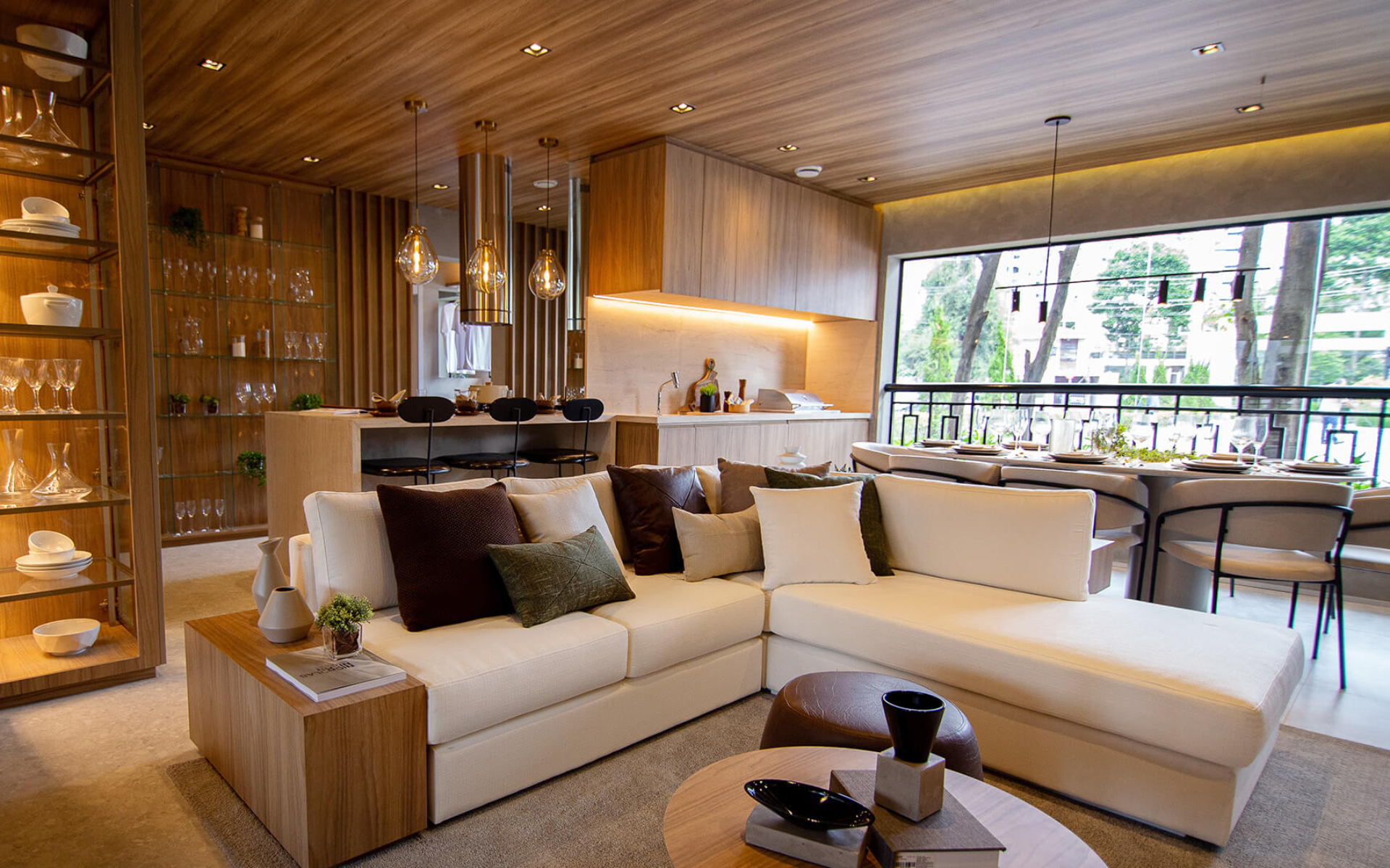Living - ambientes com ventilação e iluminação natural