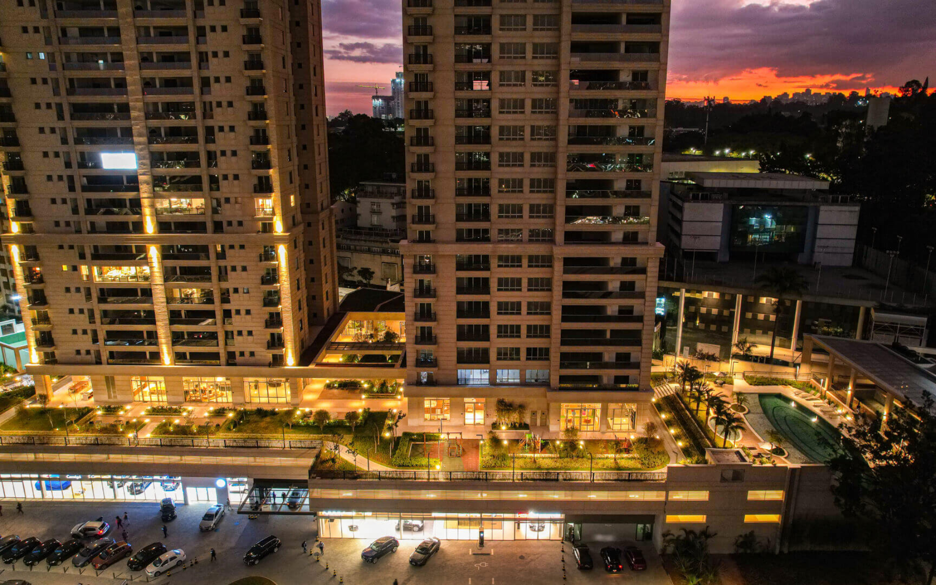 Torres Sunset e Sunsire - Aproximadamente 11.000 m² de terreno