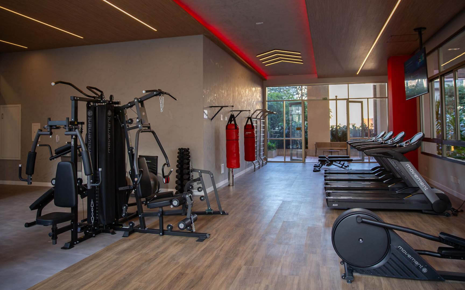 Fitness equipado