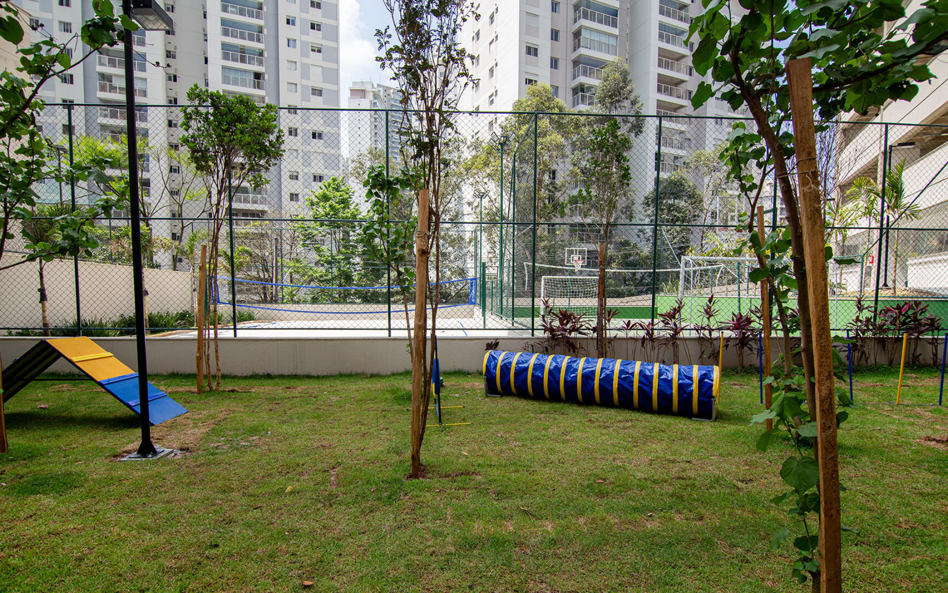 Espaço Pet com agility