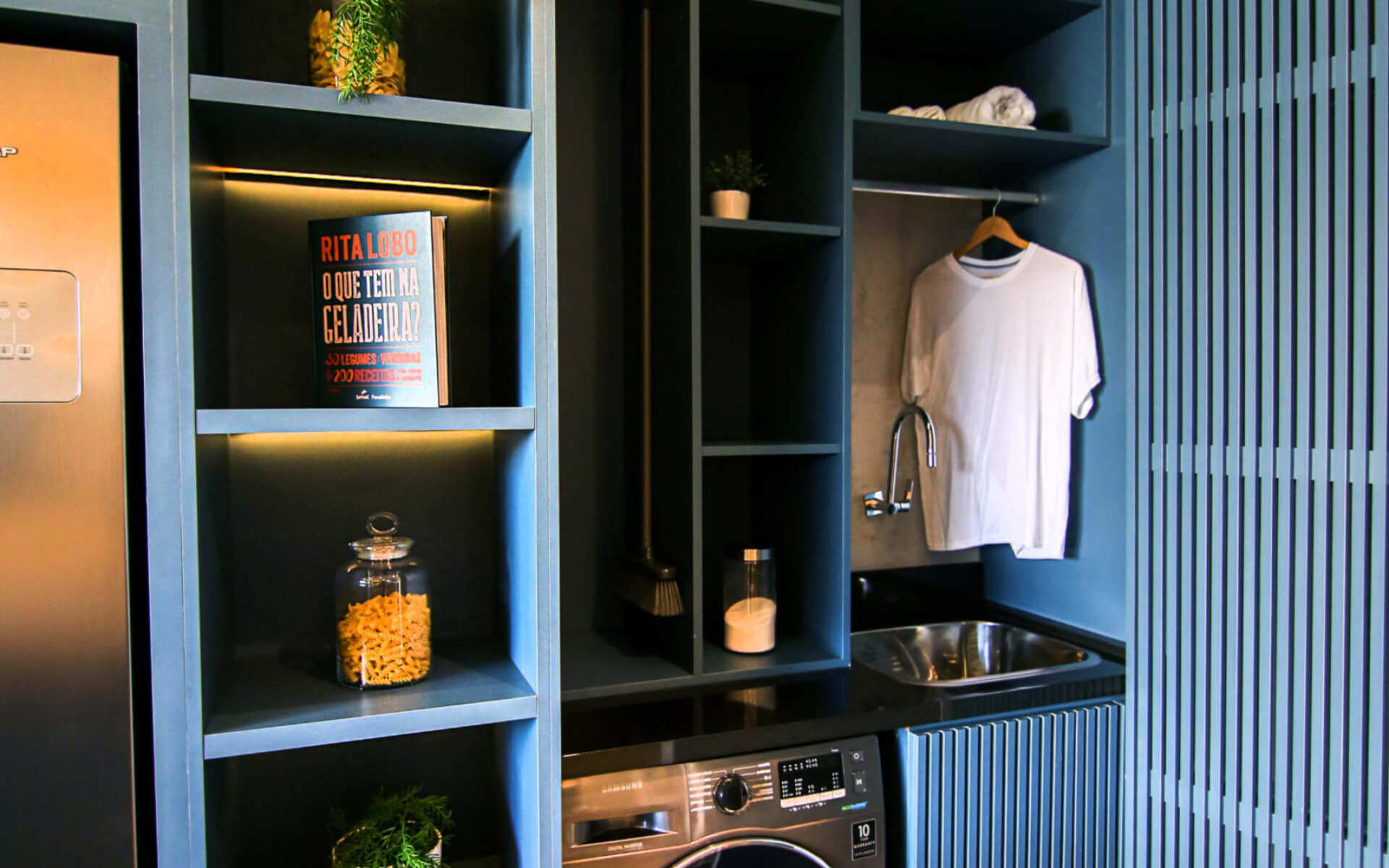 Área de serviço - decorado de 65m²