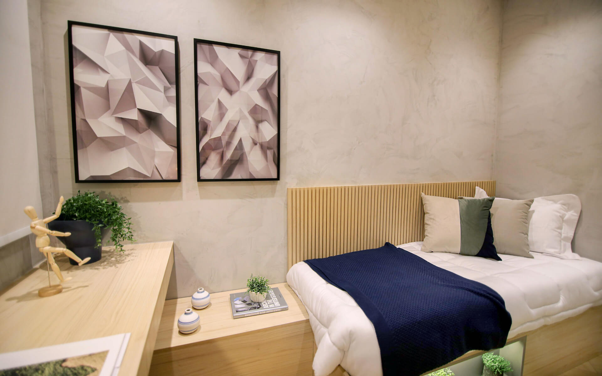 Dormitório - decorado de 65m²