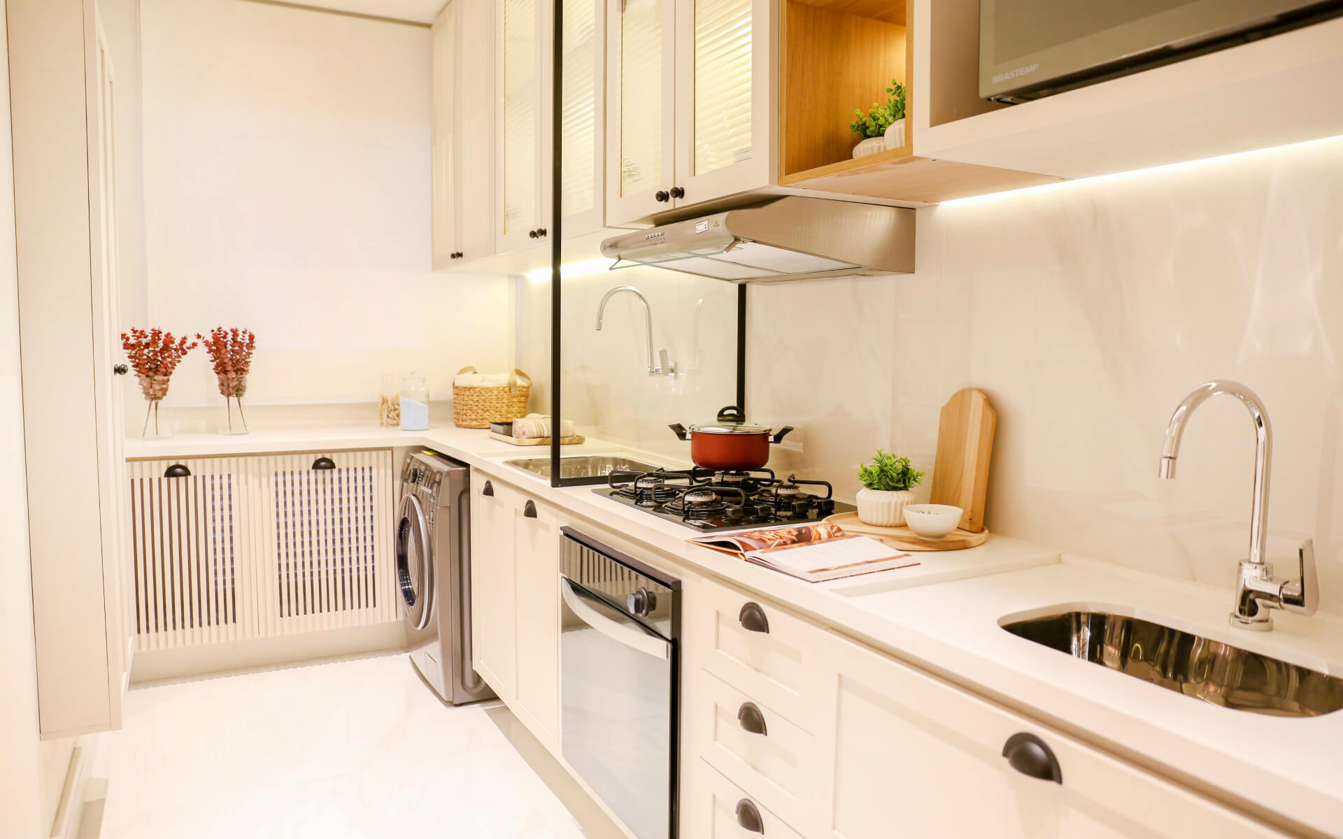 Cozinha - decorado de 82m²