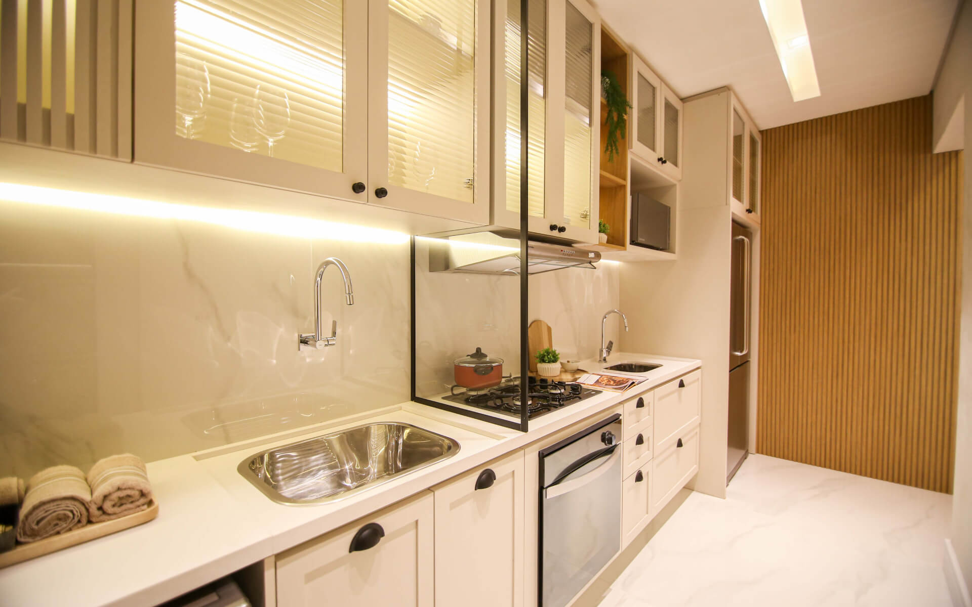 Cozinha - decorado de 82m²