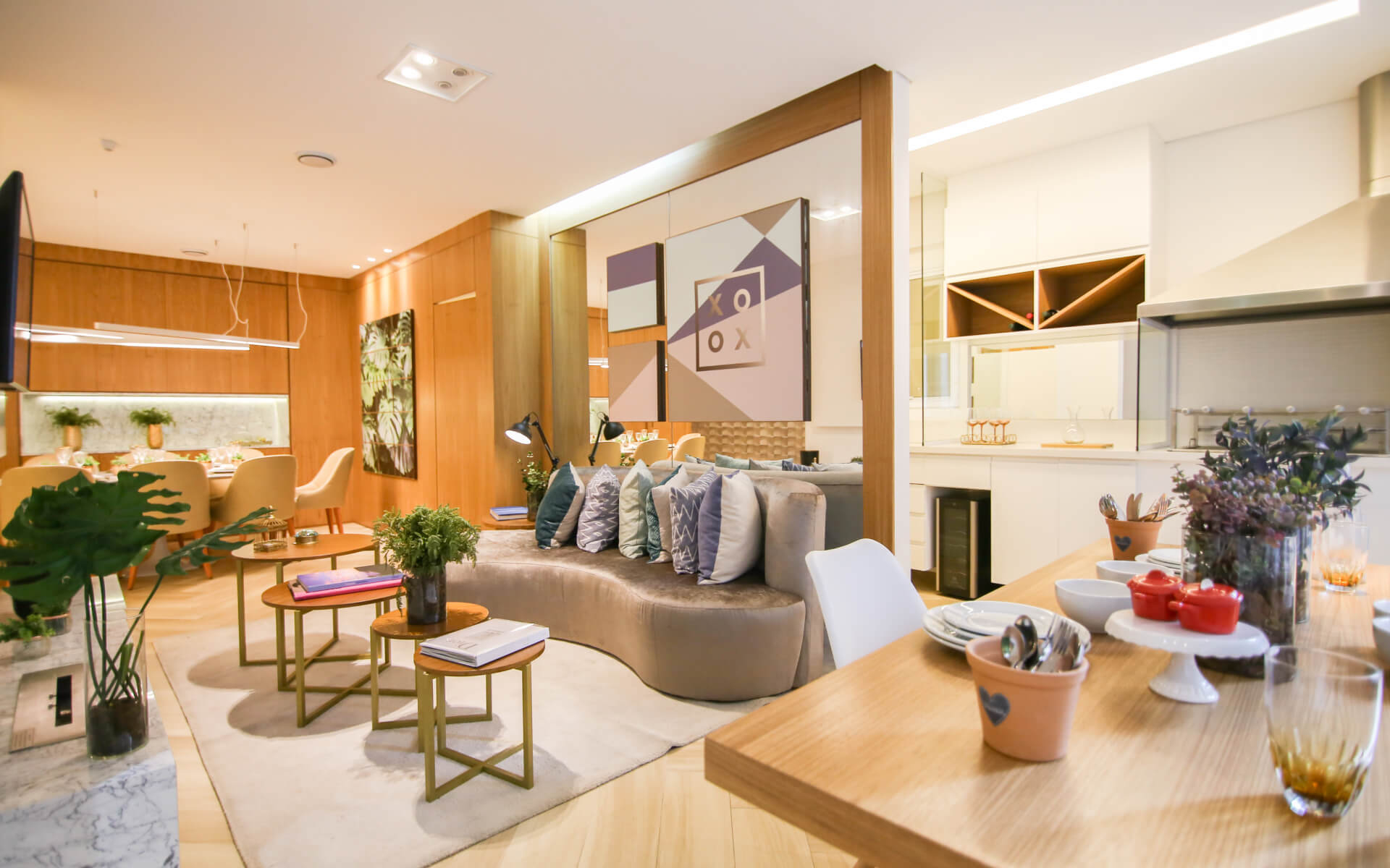 Living - ambientes com ventilação e iluminação natural