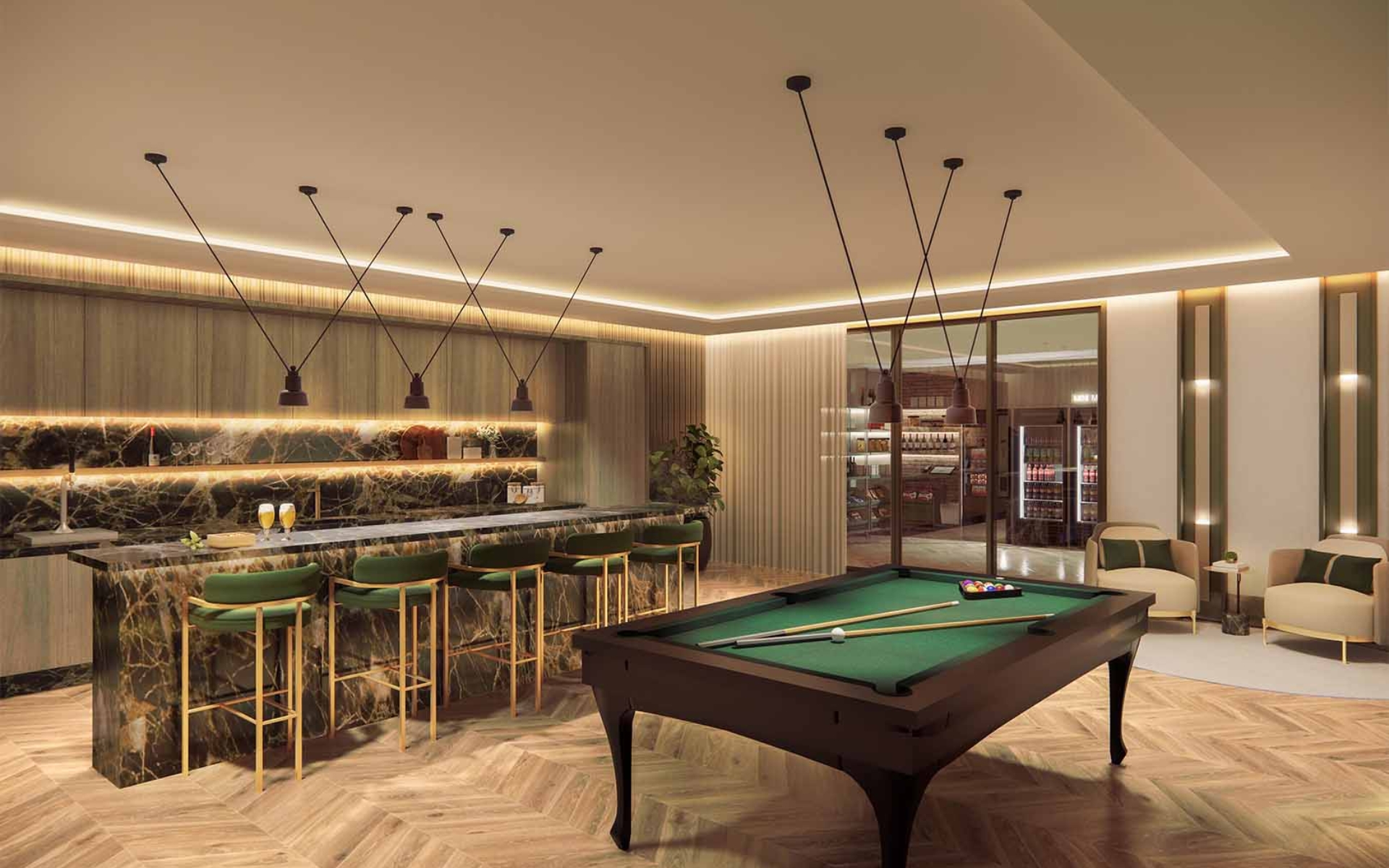Lounge Family com bar