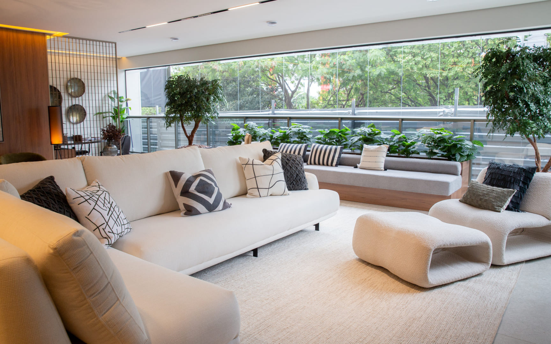 Living - ambientes com ventilação e iluminação natural