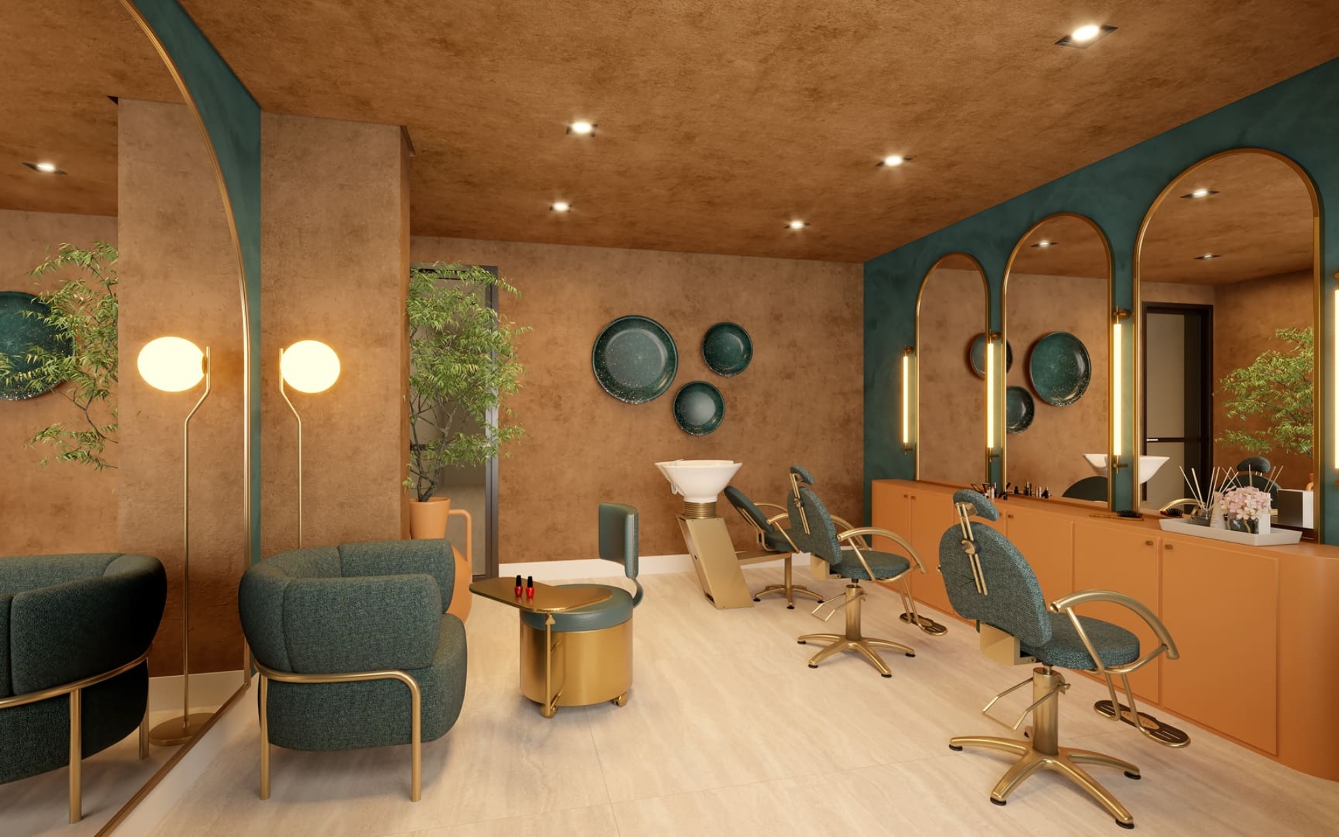 Espaço beauty com sala de massagem