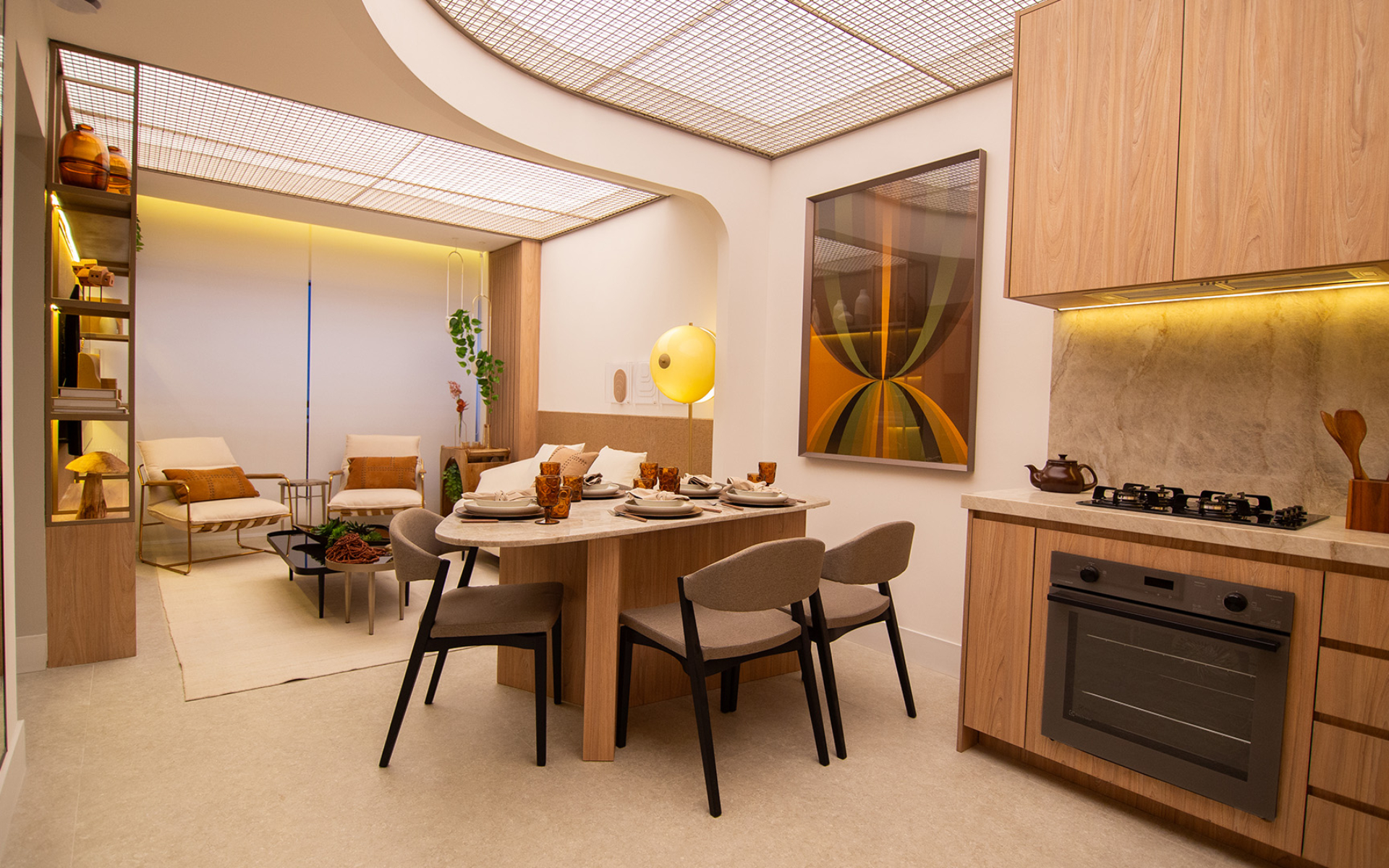 Cozinha - decorado de 62m²