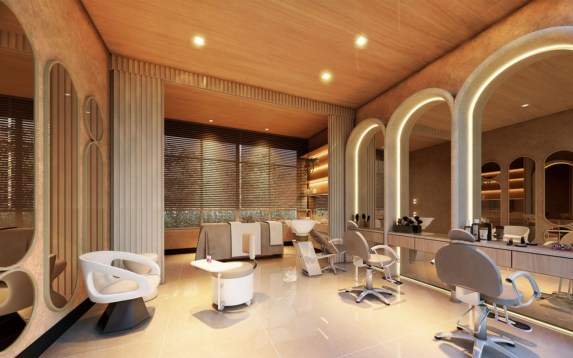 Espaço Beauty com sala de massagem