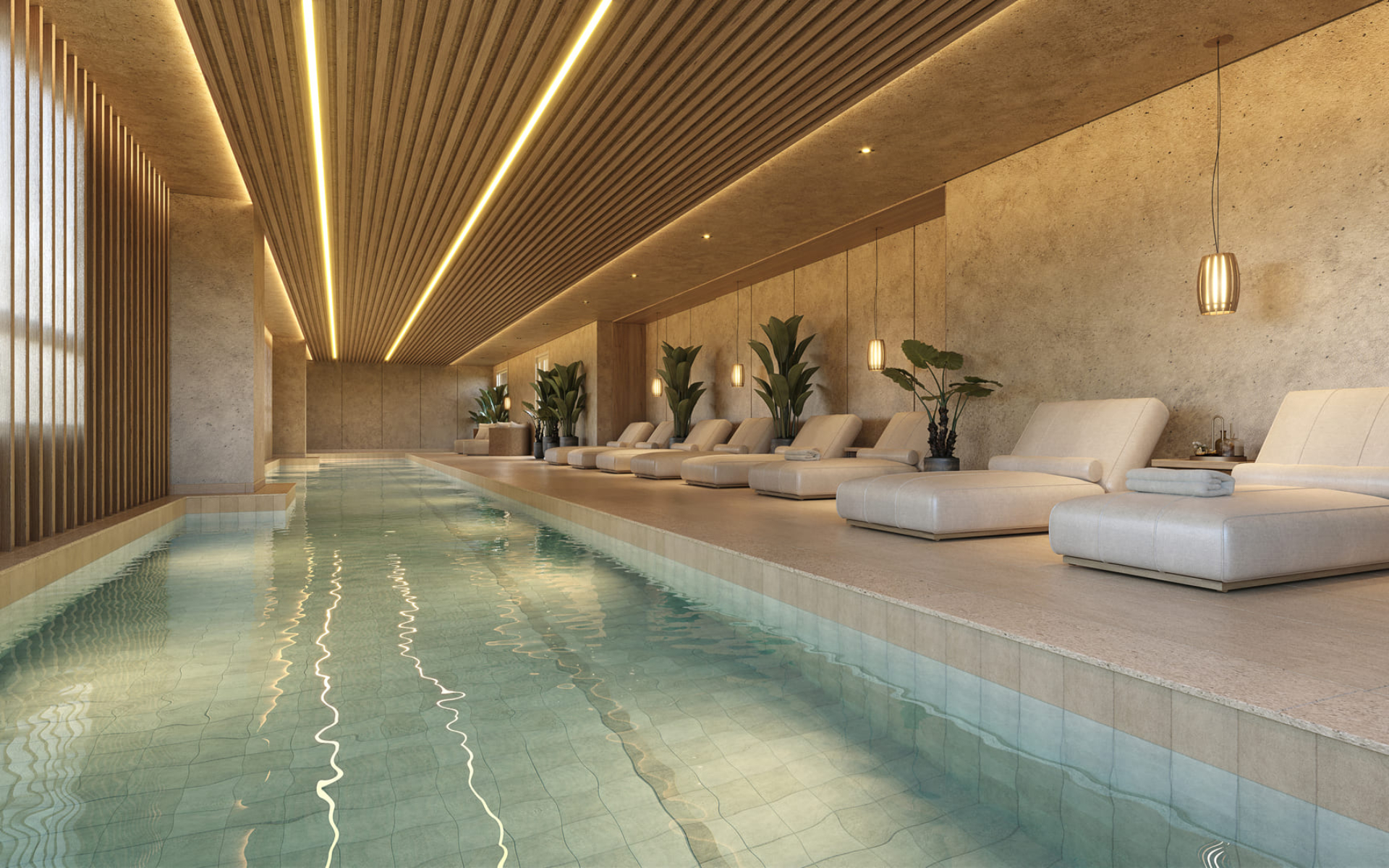 Piscina coberta 25m com raia