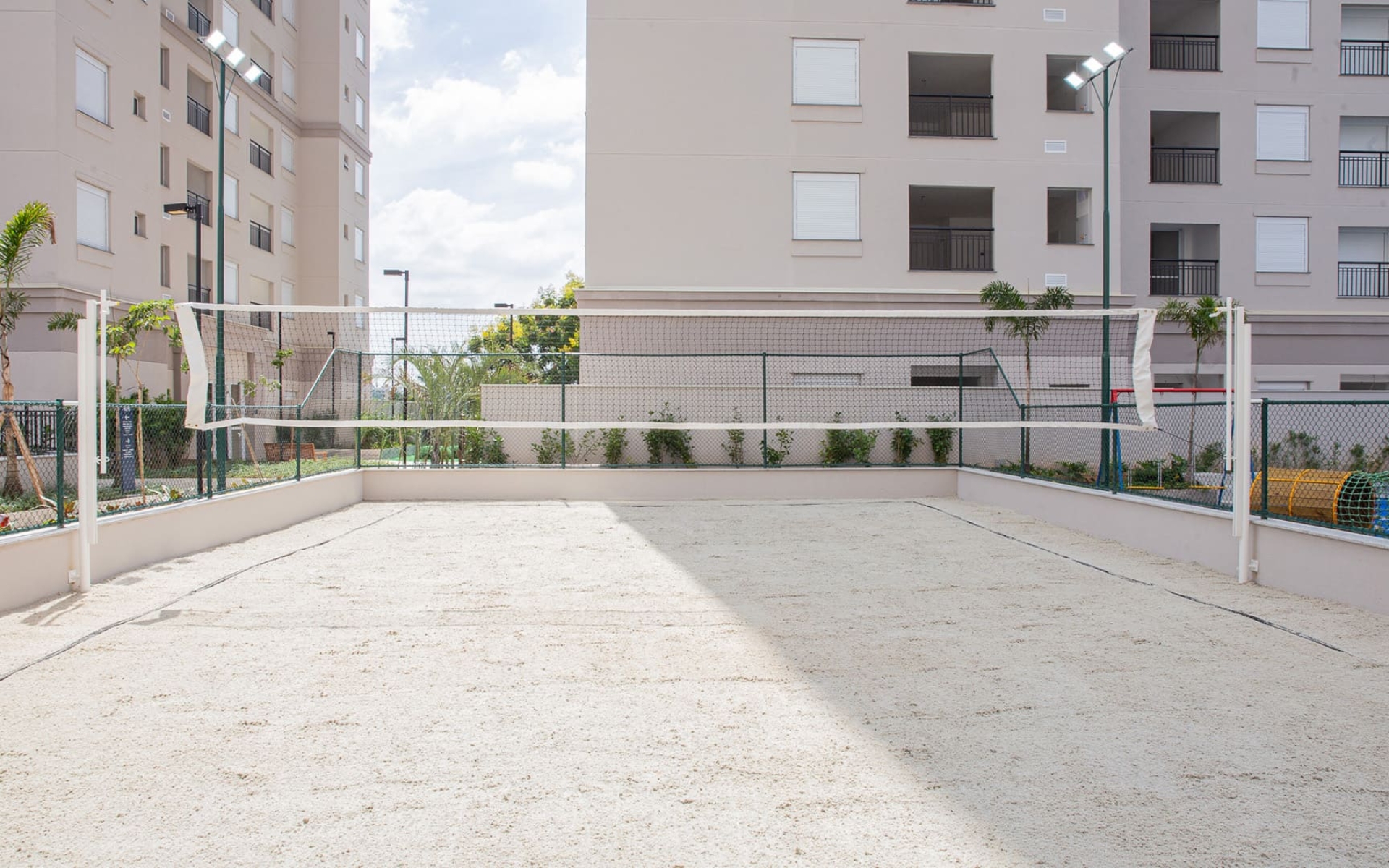 Quadra de beach tennis