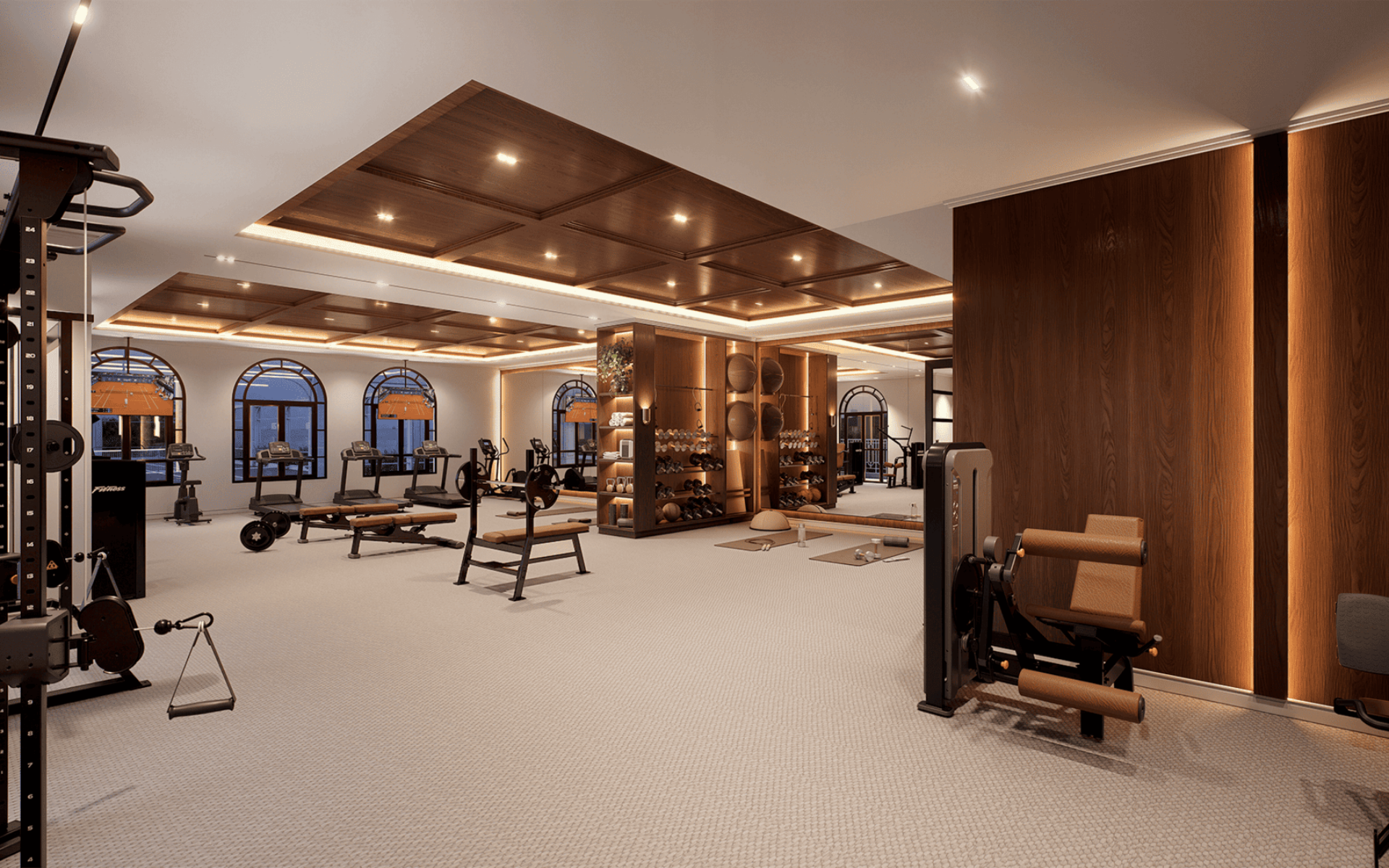 Lumière - Fitness Center equipado