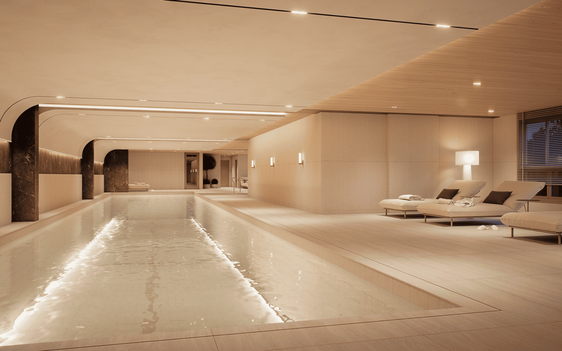 Lumière - Piscina coberta de 25m com raia
