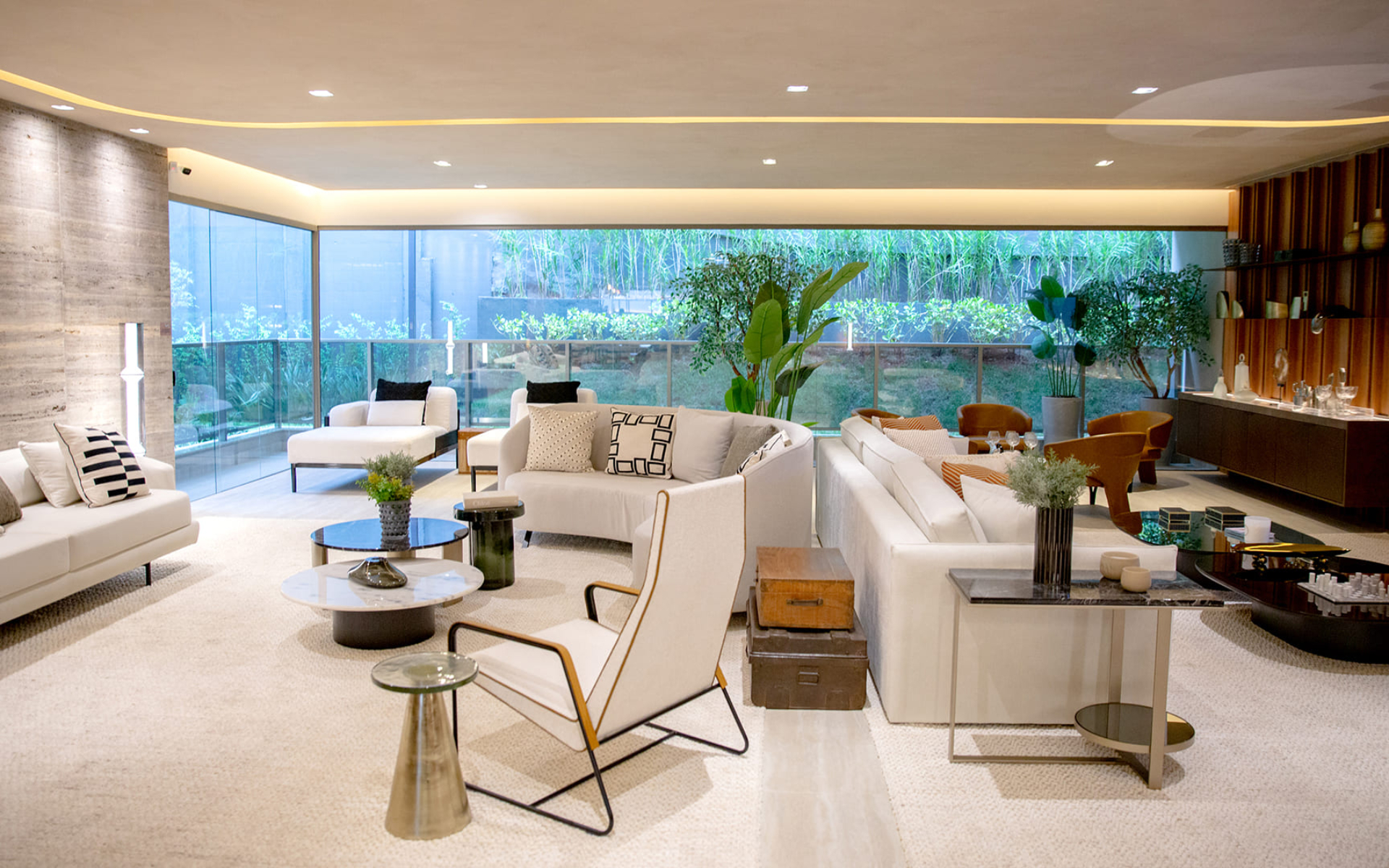 Living - Ambientes com ventilação e iluminação natural